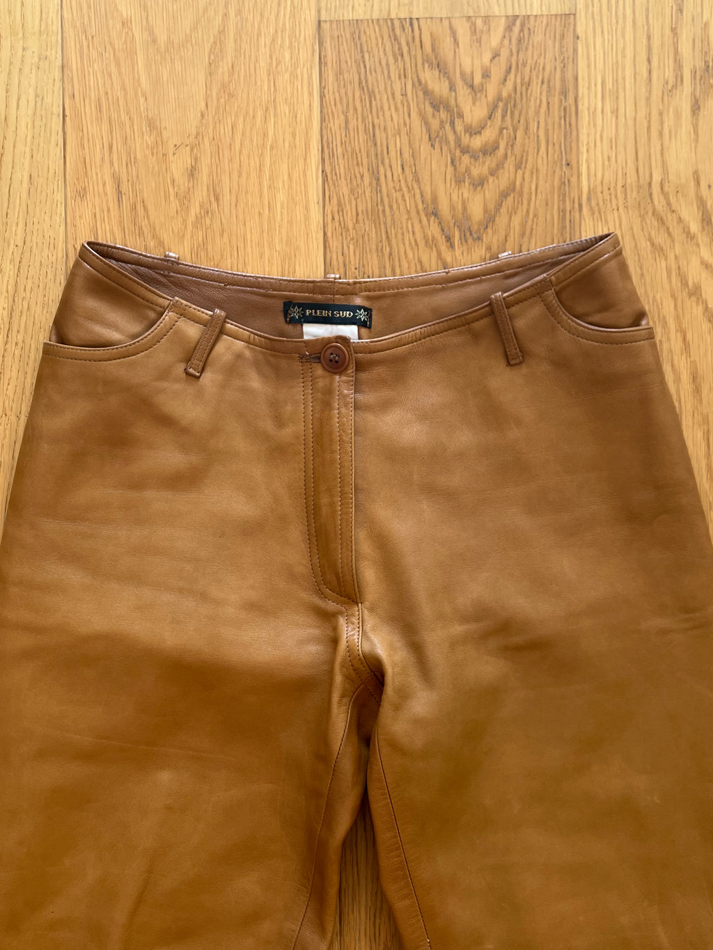 Plein Sud Leather Trousers