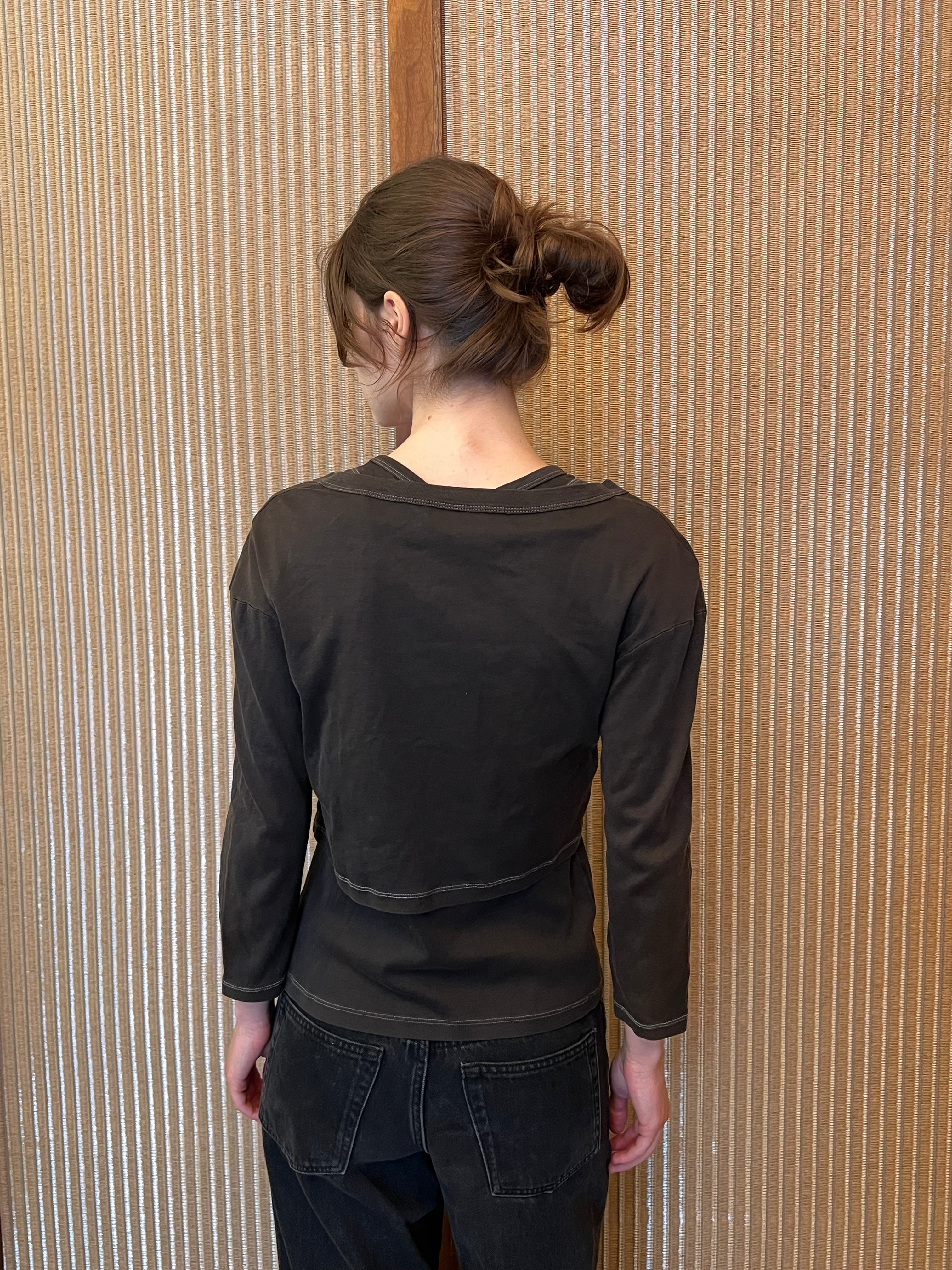 Prada Top + Cardigan Set