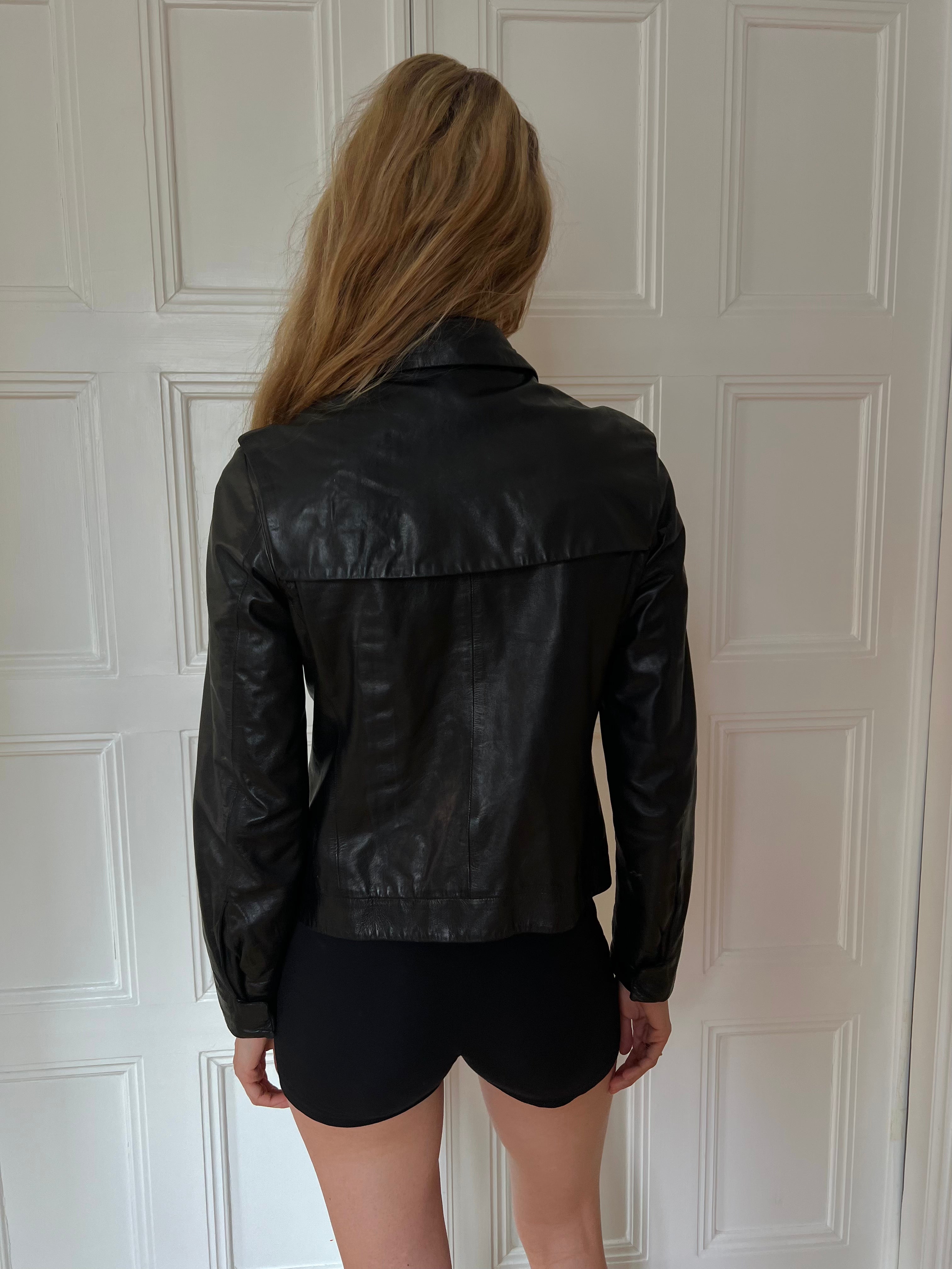 Jil Sander Leather Jacket – LEONE OBJECTS