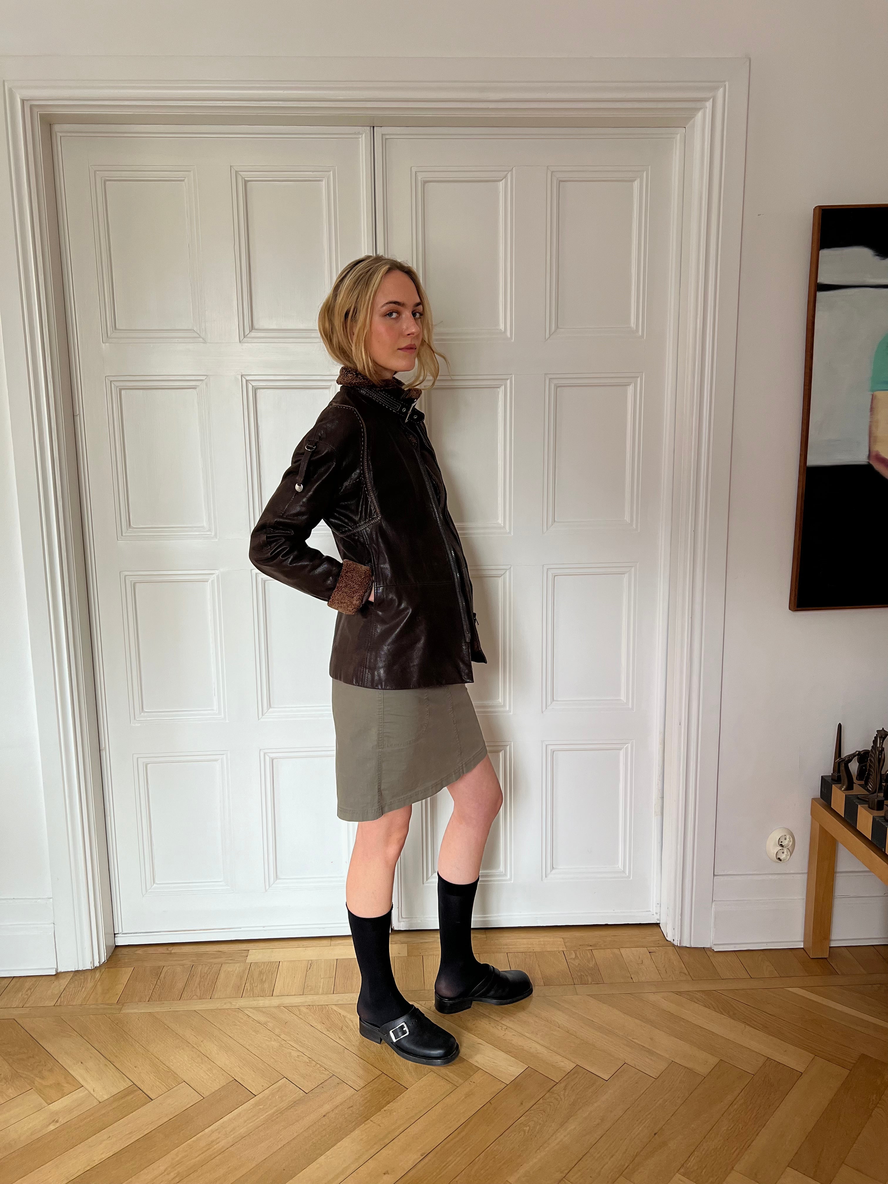 Marithé + François Girbaud Leather Jacket