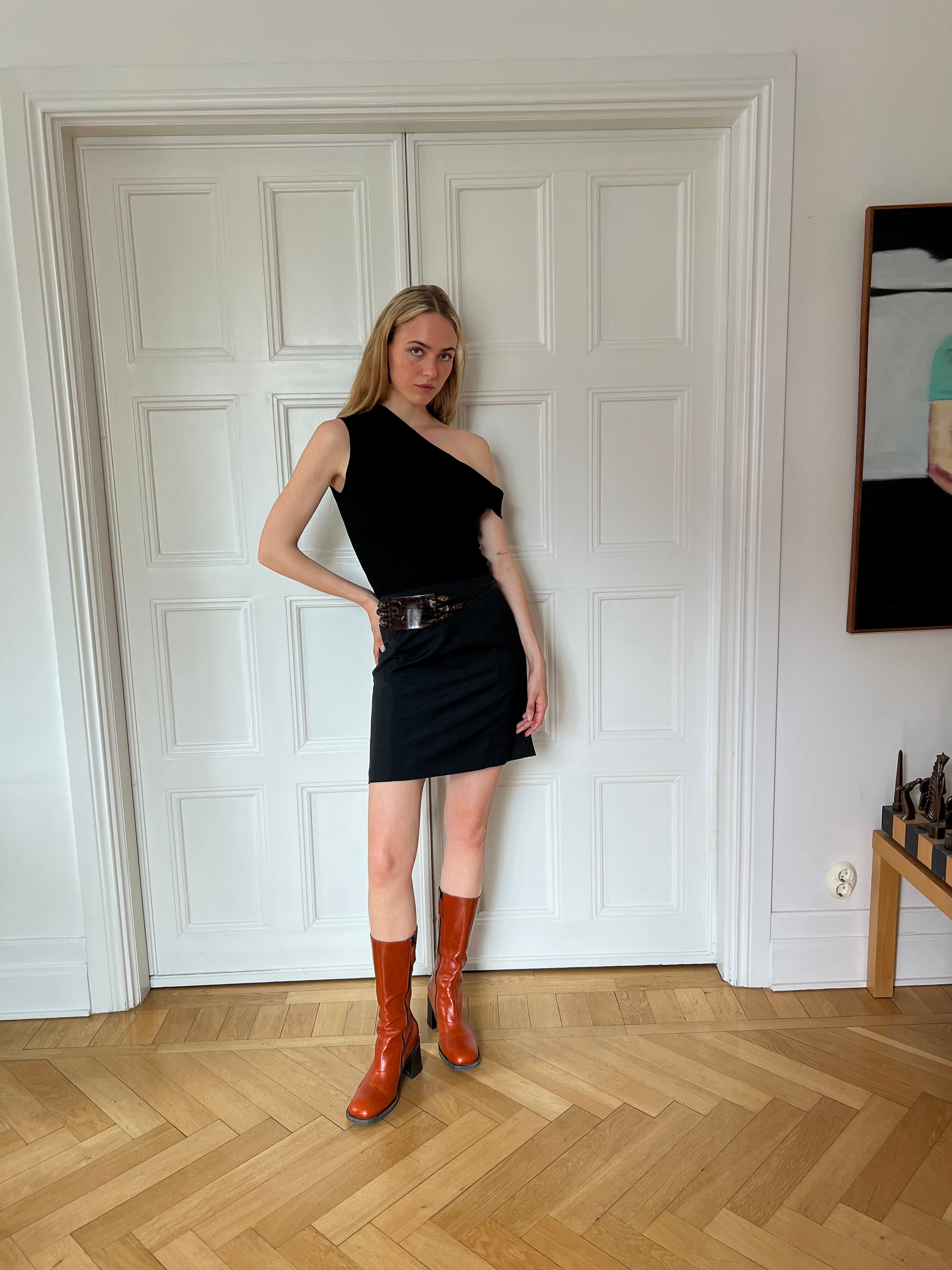 Marithé + François Girbaud Off-Shoulder Top