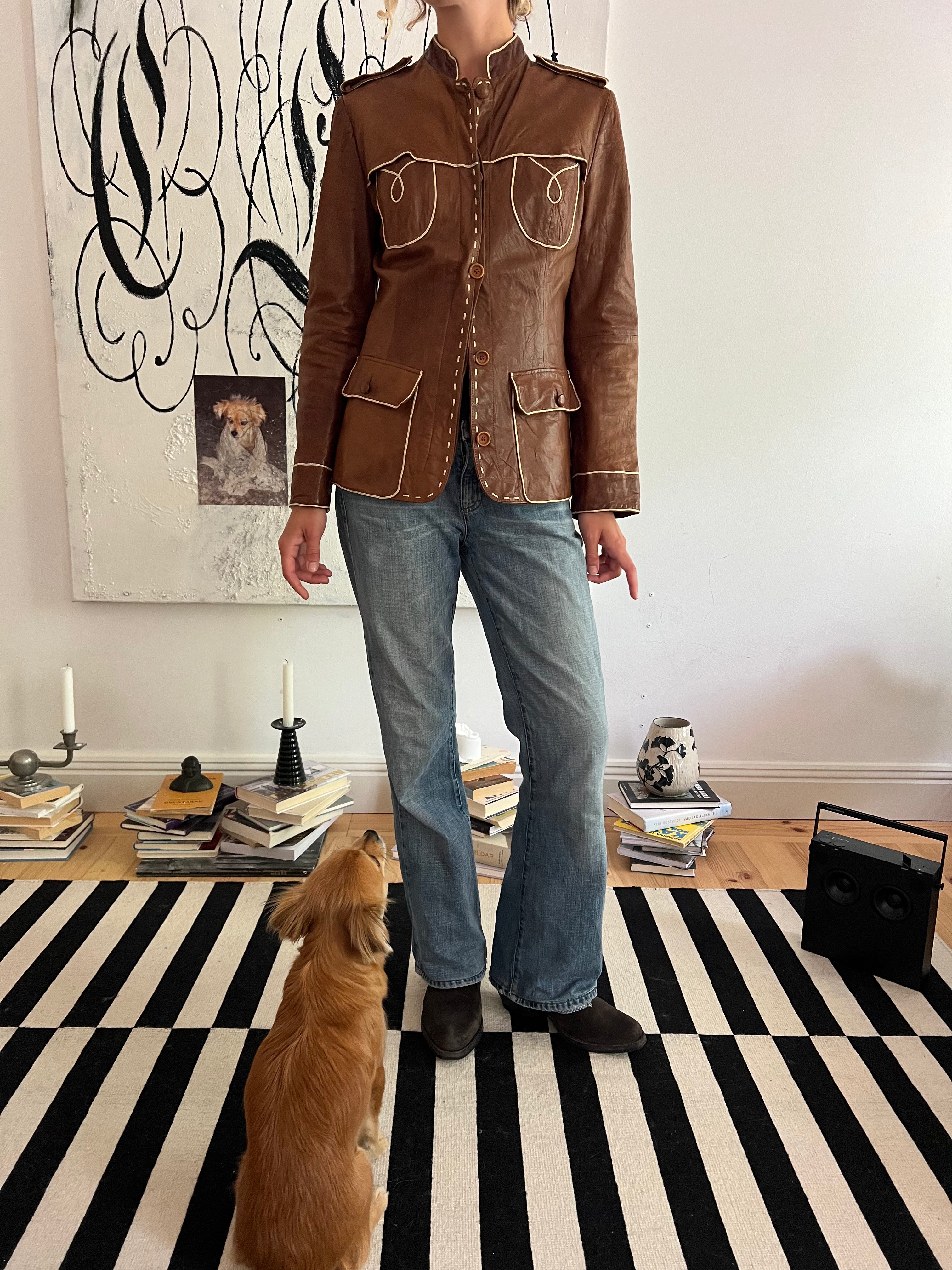 Emporio Armani Leather Jacket