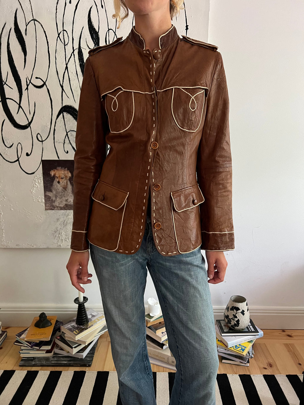 Emporio Armani Leather Jacket