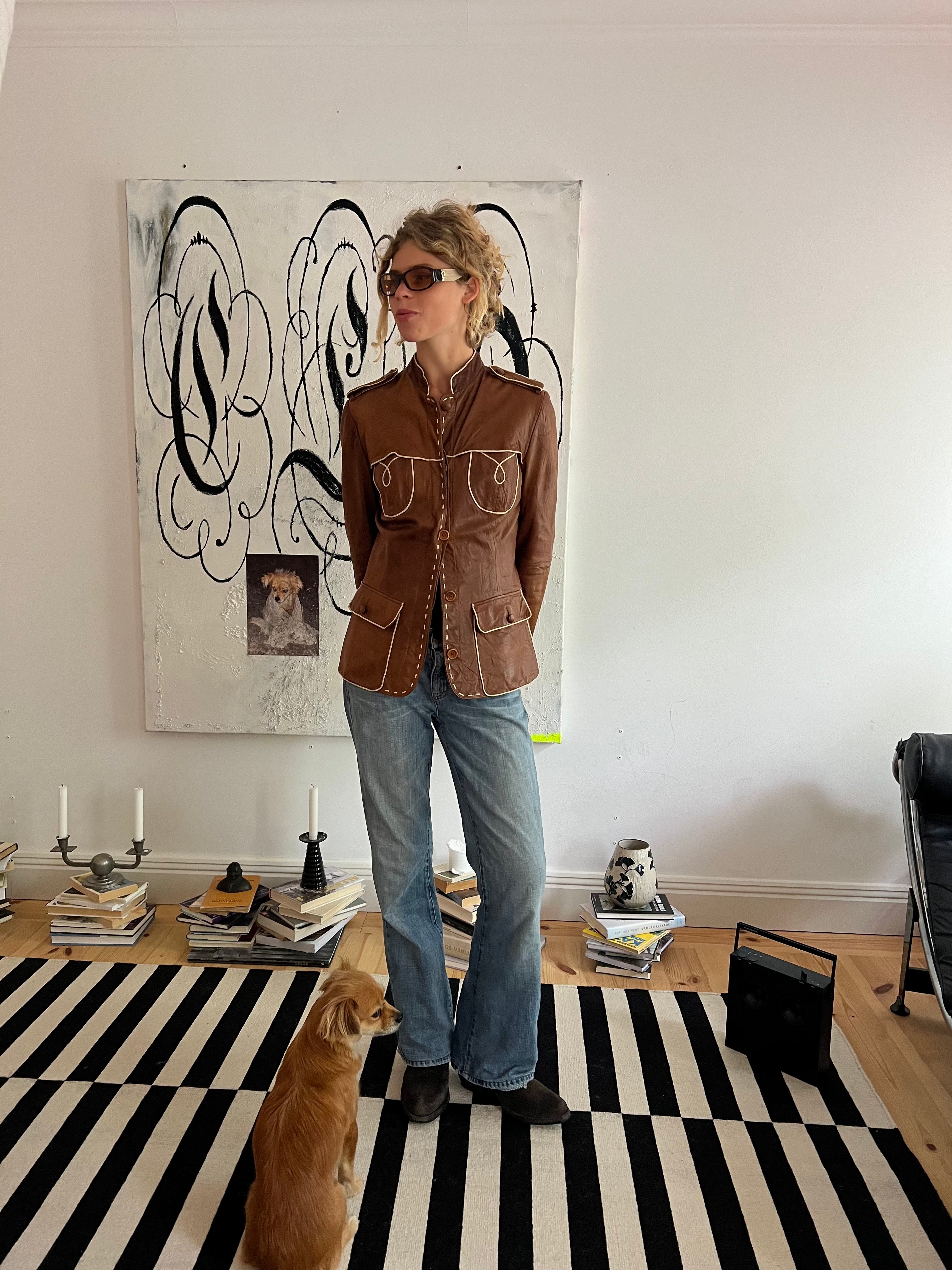 Emporio Armani Leather Jacket