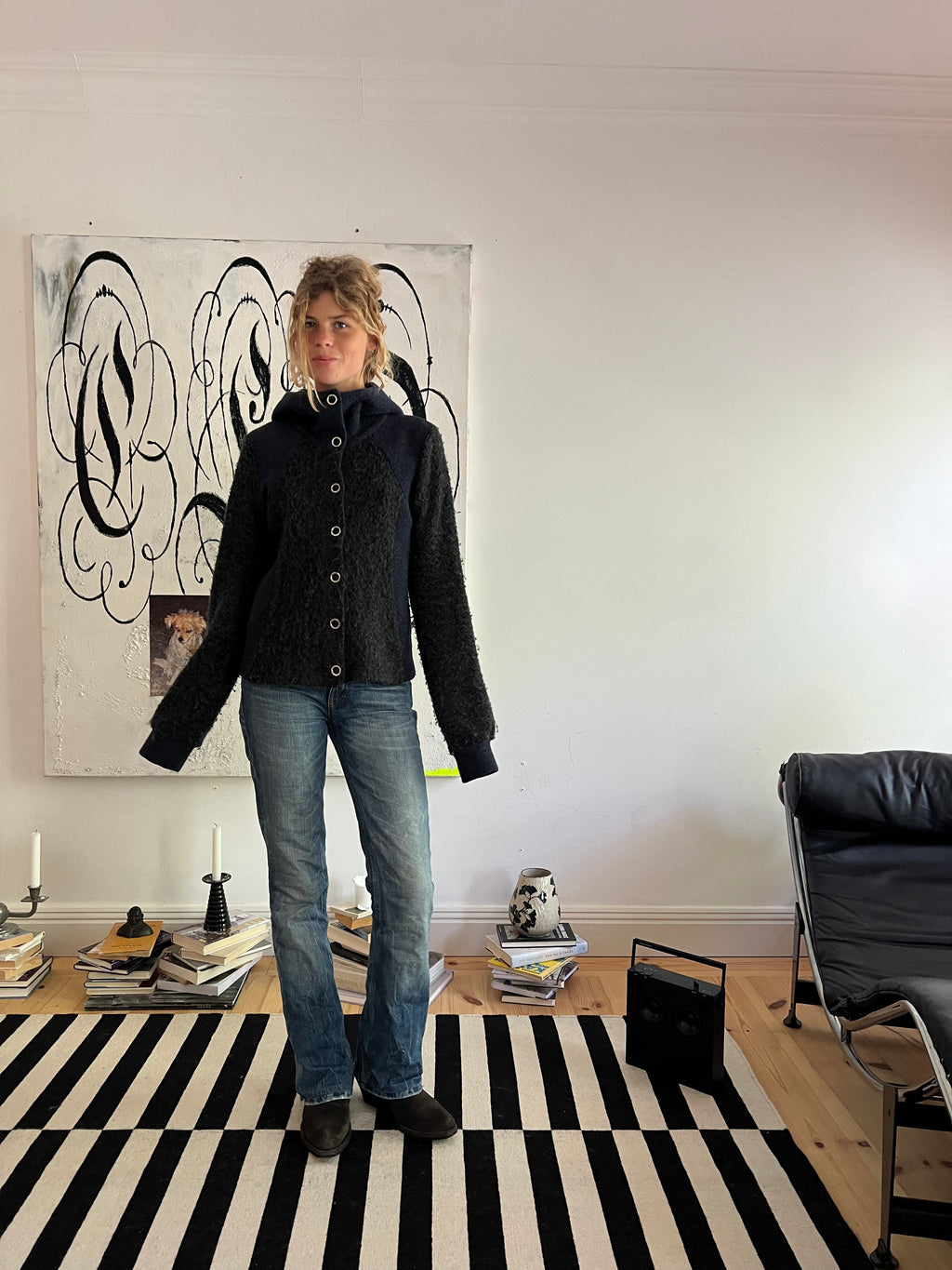 Hooded Vintage Sweater