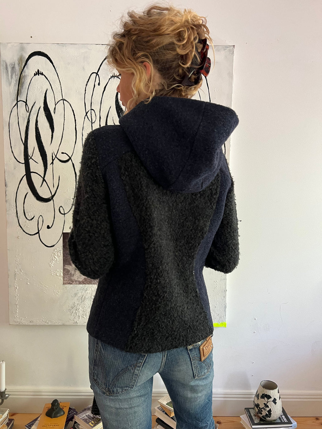 Hooded Vintage Sweater