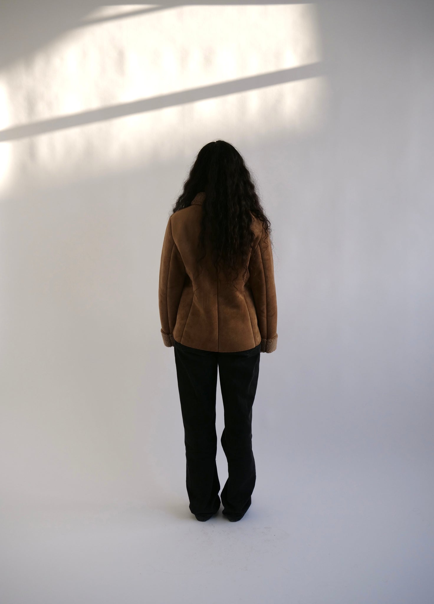 Brown Shearling Coat