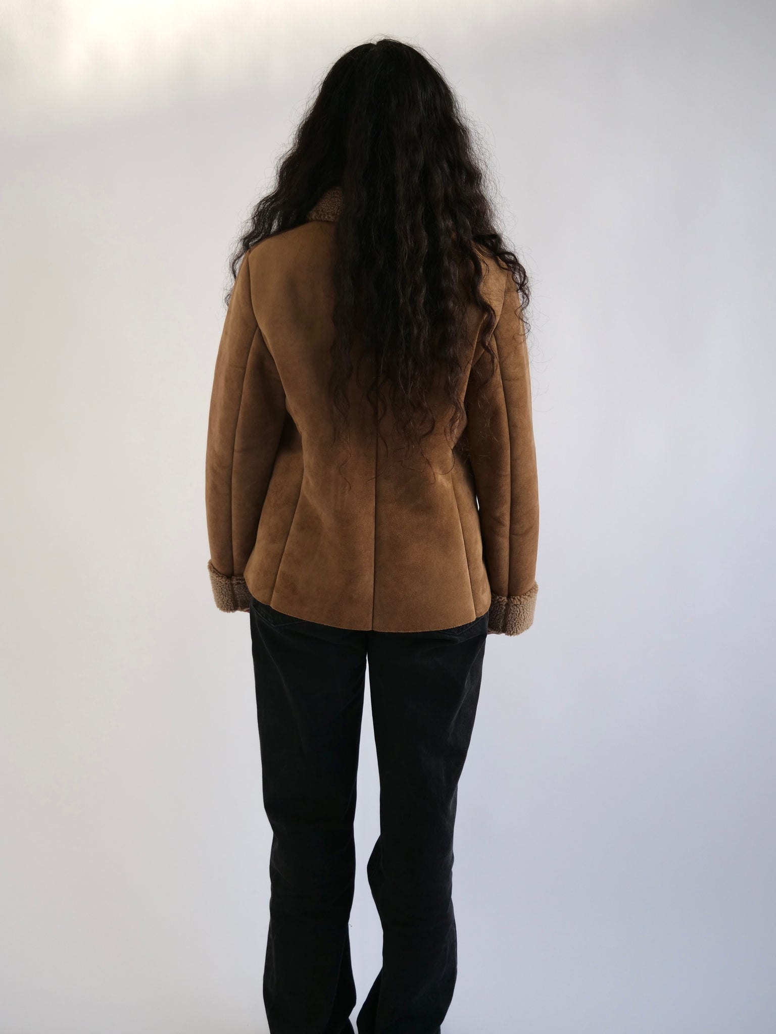 Brown Shearling Coat