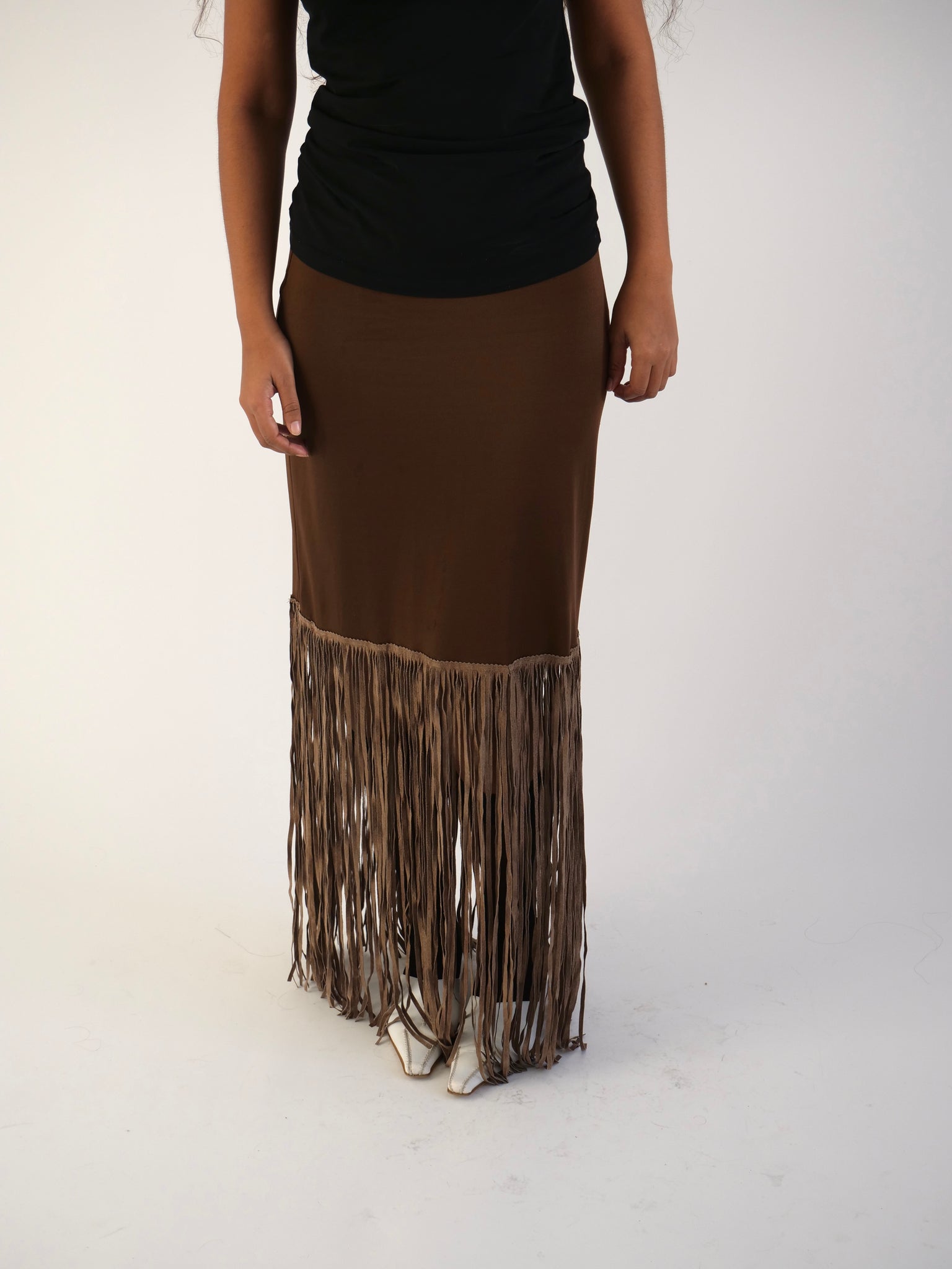 Plein Sud Fringe Skirt