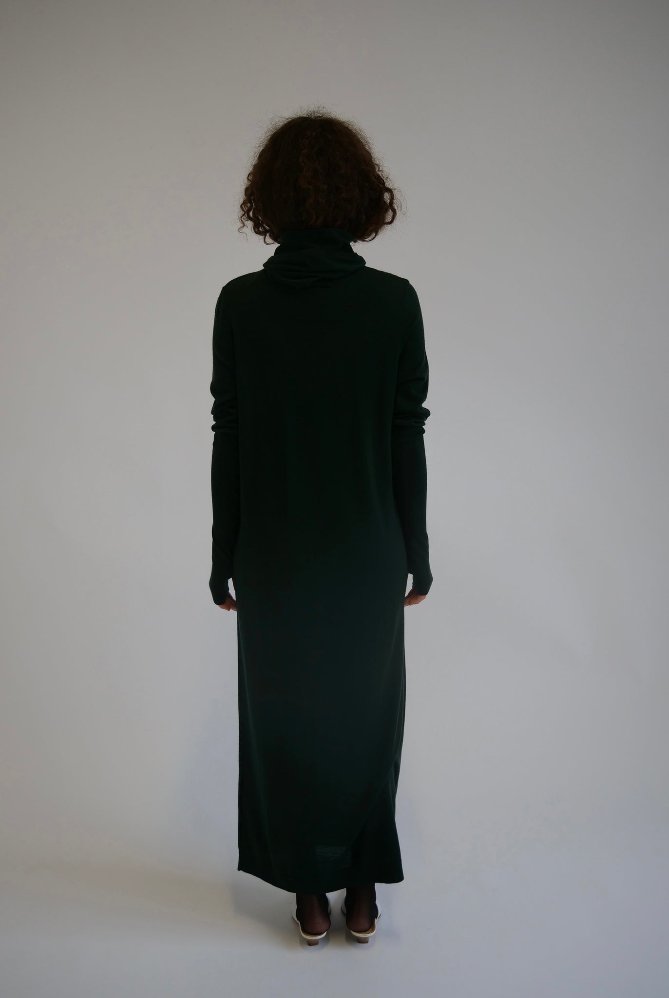 Hooded Wool Dress