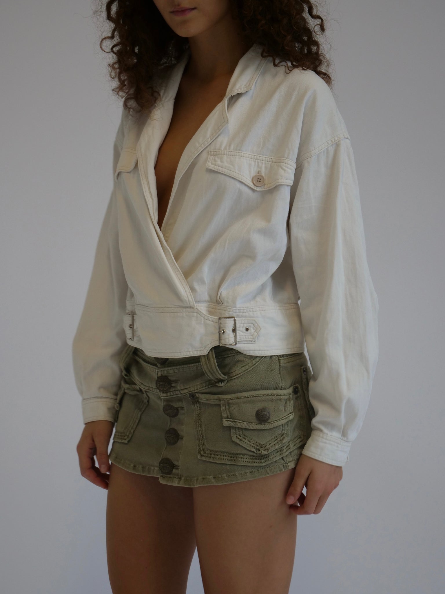 White Denim Longsleeve