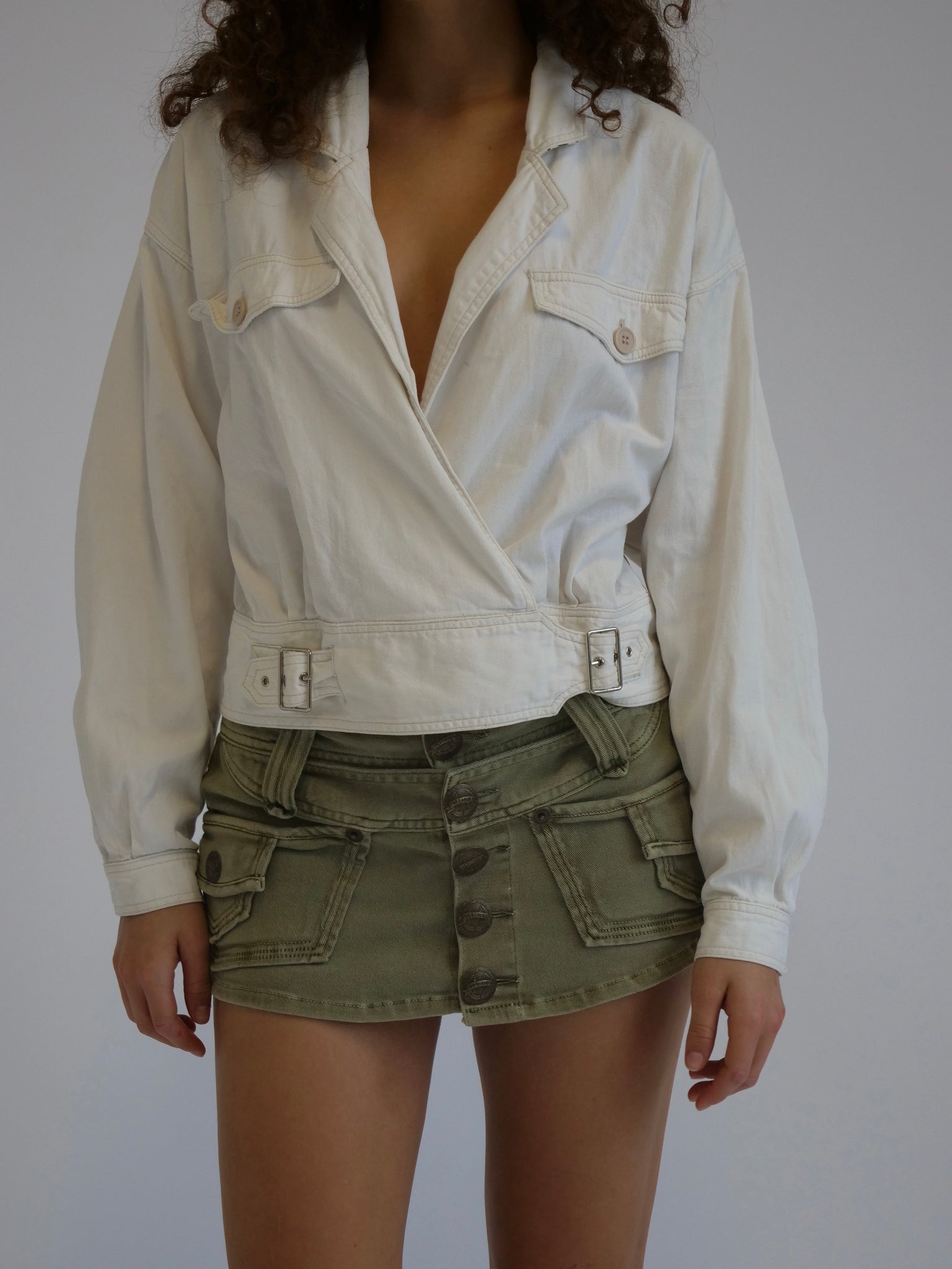 White Denim Longsleeve