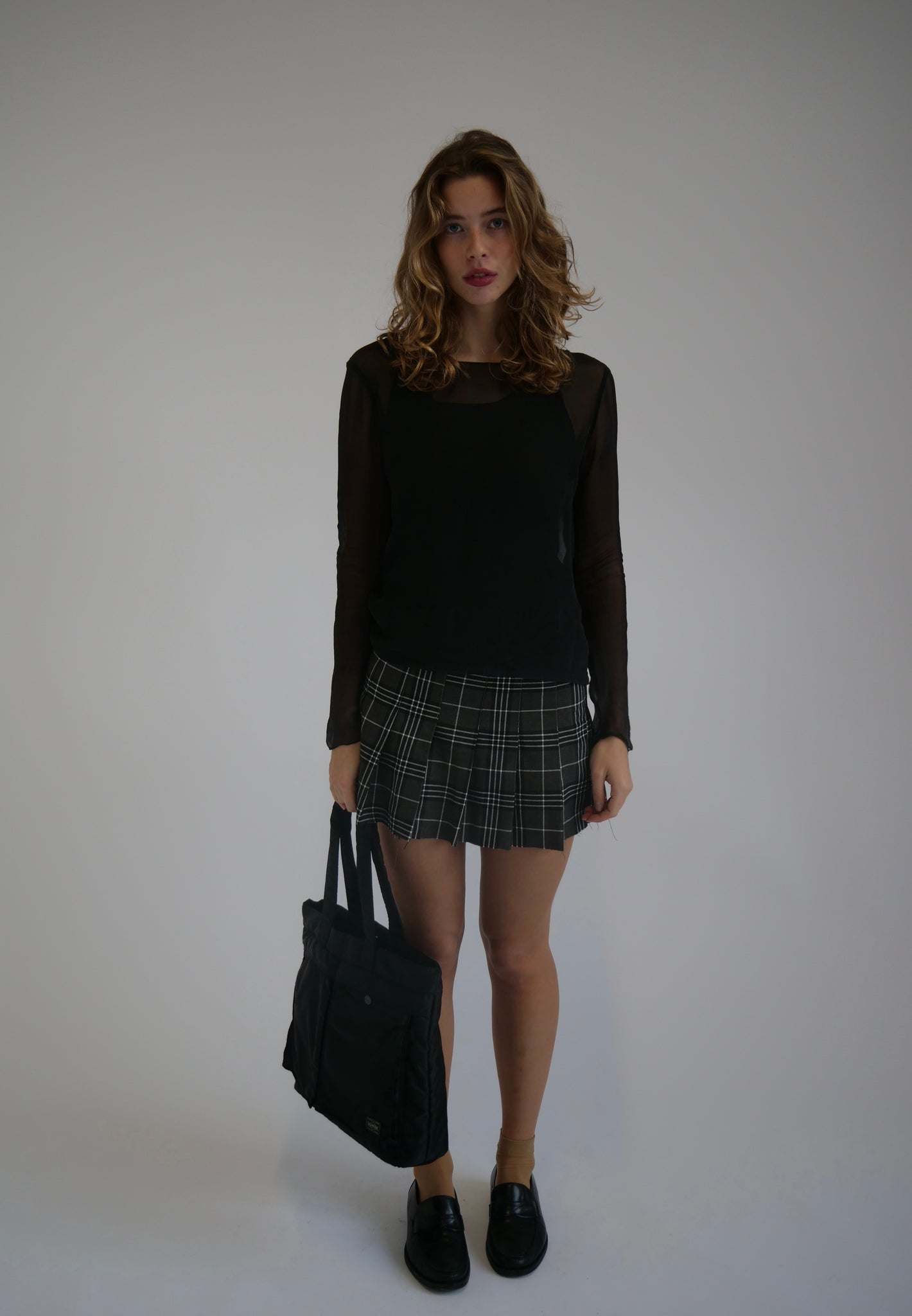 Checkered Handmade Skirt