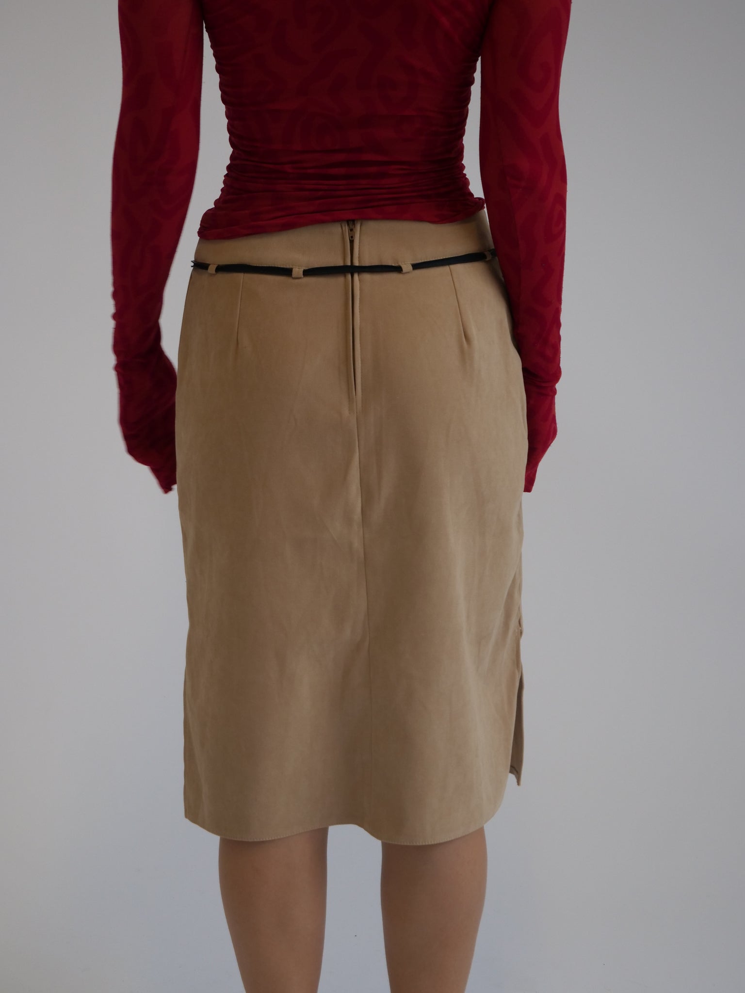 Suede Skirt