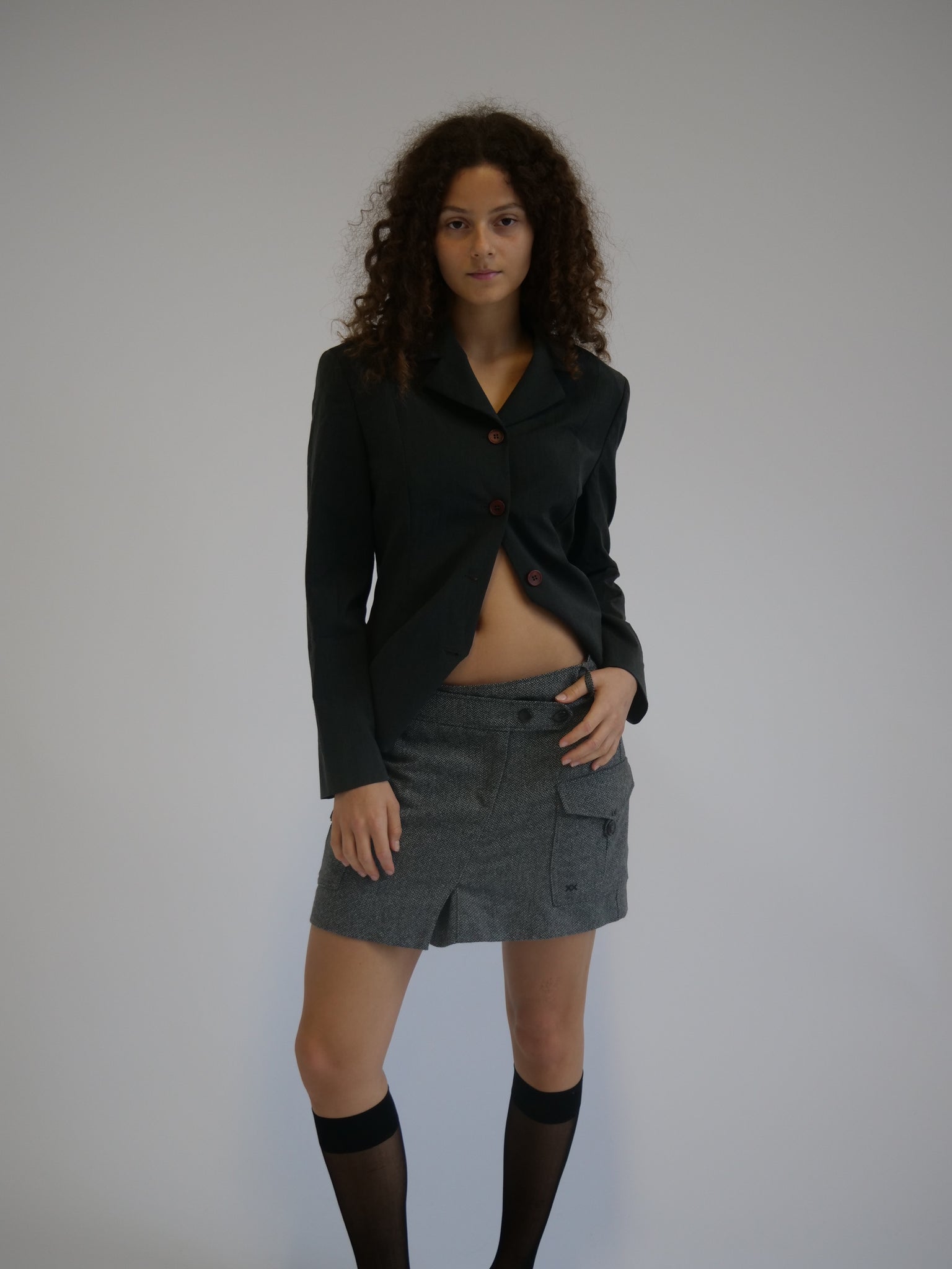 Mini Wool Skirt